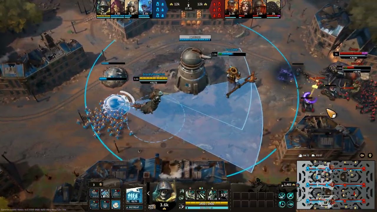 March of Giants Closed Alpha Ep 12 (End) Almost got both bastions in one go