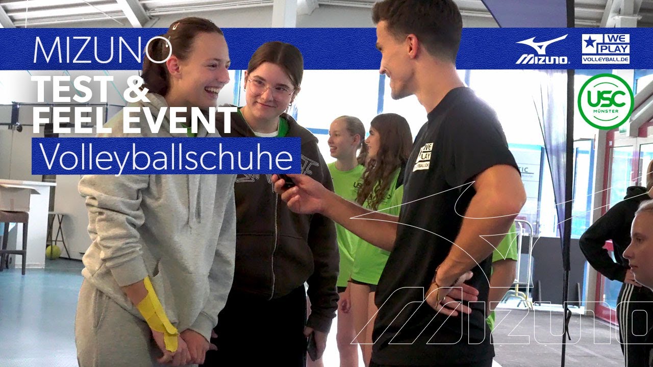 WePlayVolleyball x USC Münster beim Mizuo Test & Feel Event 🏐💚