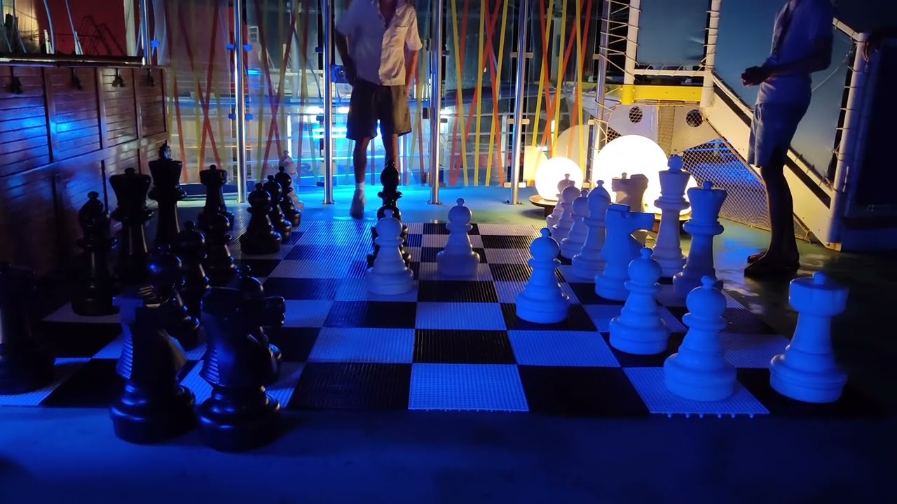 big chess on a big cruise ship #chess 