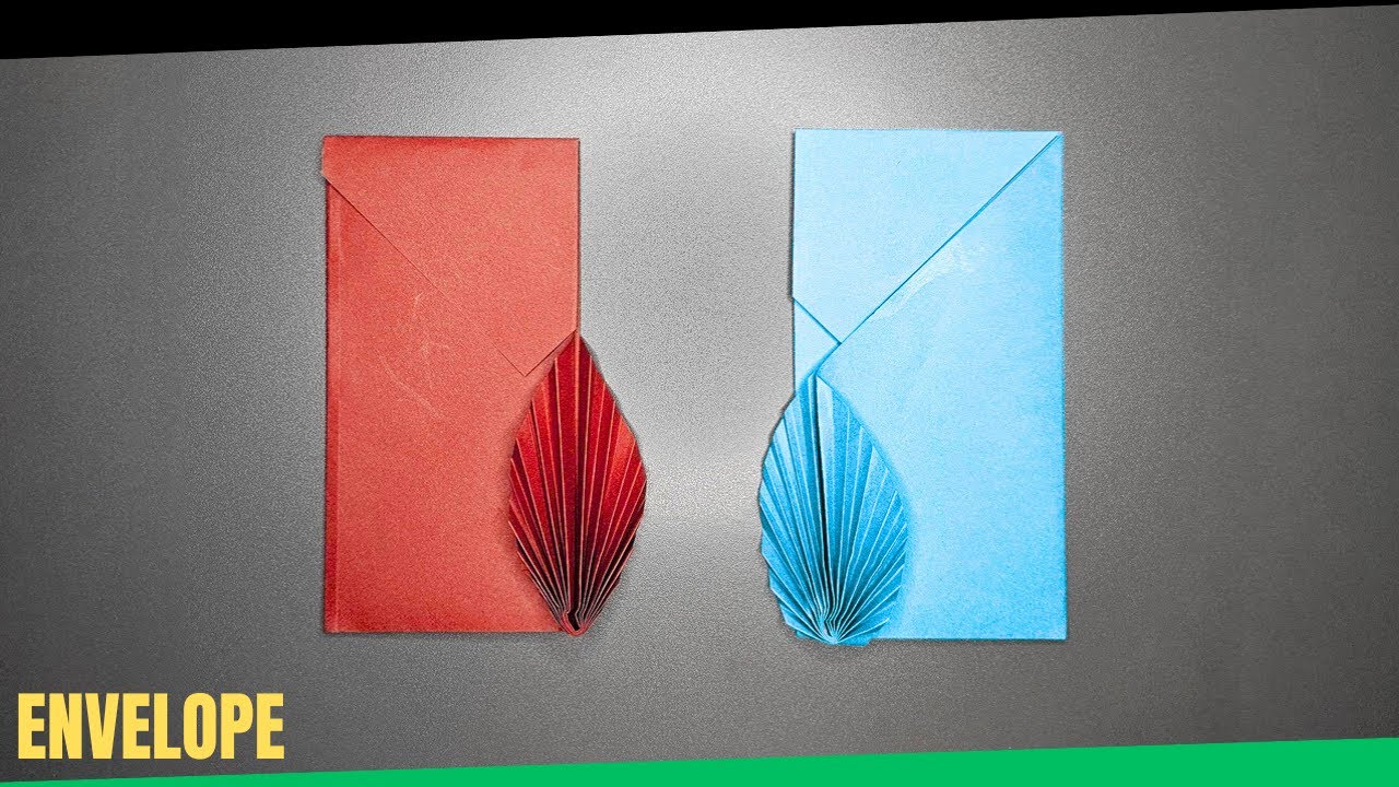 Rectangular origami envelope | paper envelope ideas | How To