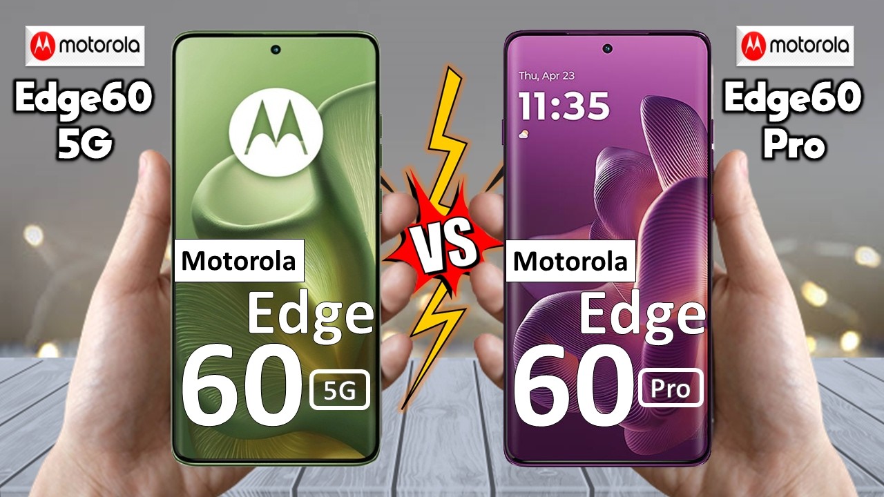 Motorola Edge 60 Vs Motorola Edge 60 Pro - Full Comparison 🔥 Which is BEST for You?