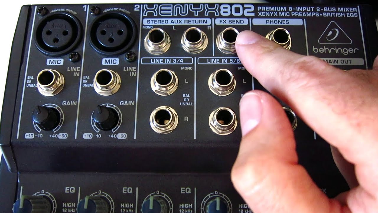 MESA DE MEZCLAS - Una SALIDA AUXILIAR SIEMPRE ES UNA MEZCLA MONOFÓNICA, AUNQUE EL CANAL SEA ESTÉREO