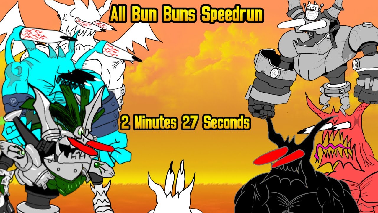 All Bun Buns Speedrun (Battle cats)