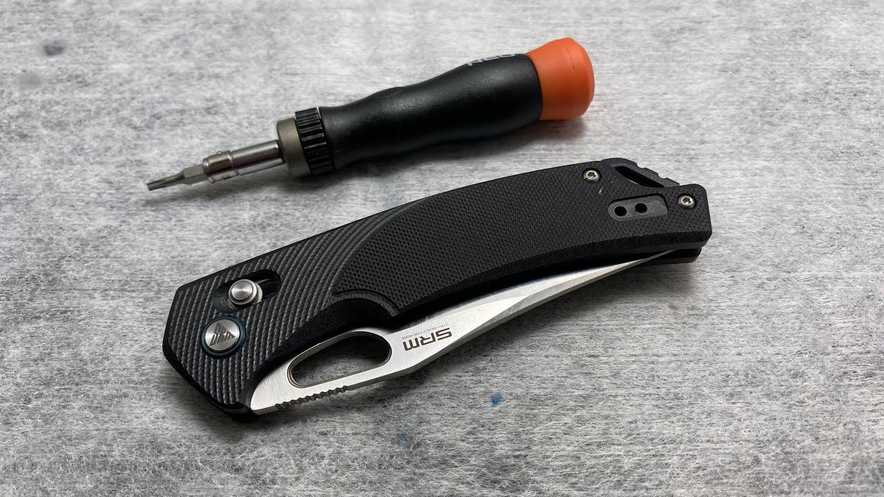 Jak rozkręcić i wyczyścić nóż składany SRM 9201