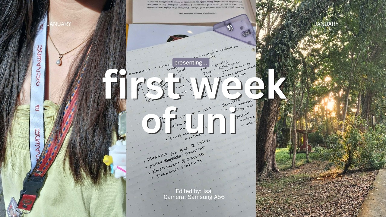 first week of uni ★ dorm life, nature walk, & studying