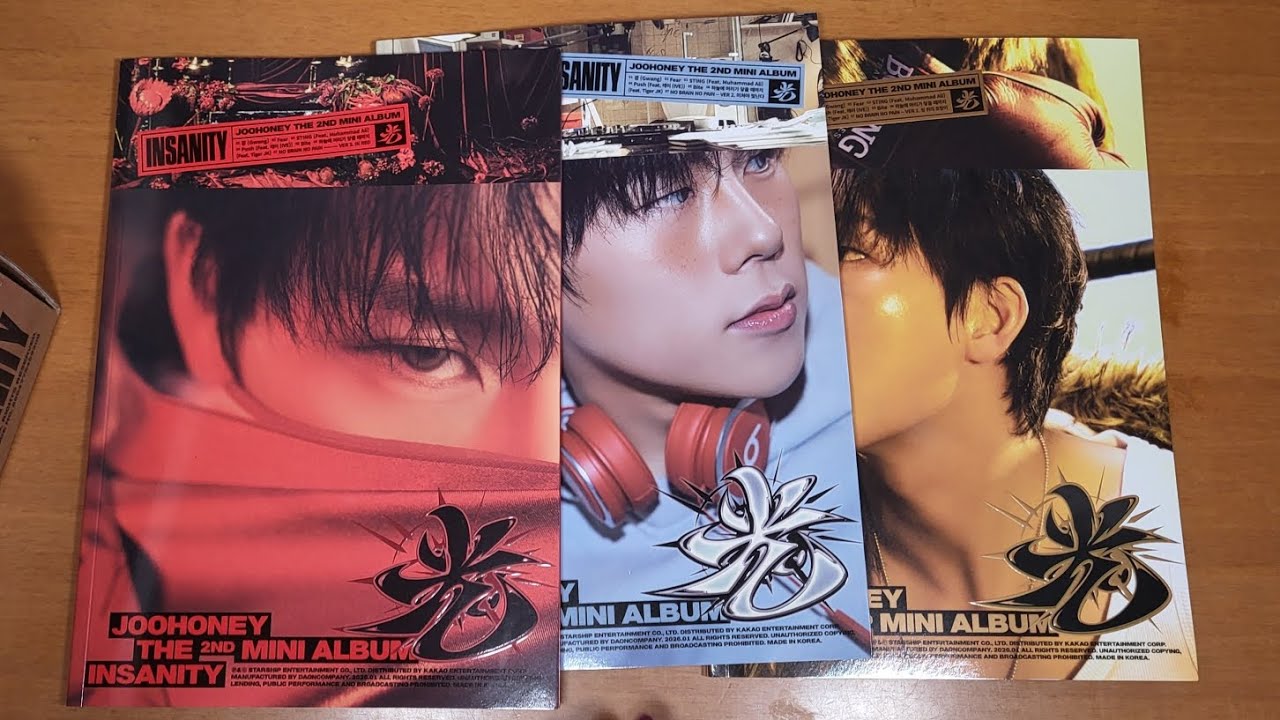 Unboxing JOOHONEY (MONSTA X) 2nd Mini Album 'The Insanity' 