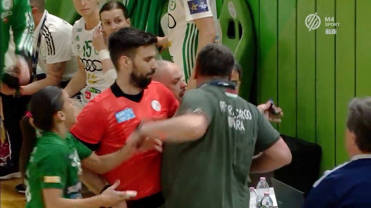 Handball Coaches Fight / Gabor Elek vs Ambros Martin | FTC vs Gyori Audi ETO KC | 14.4.2022