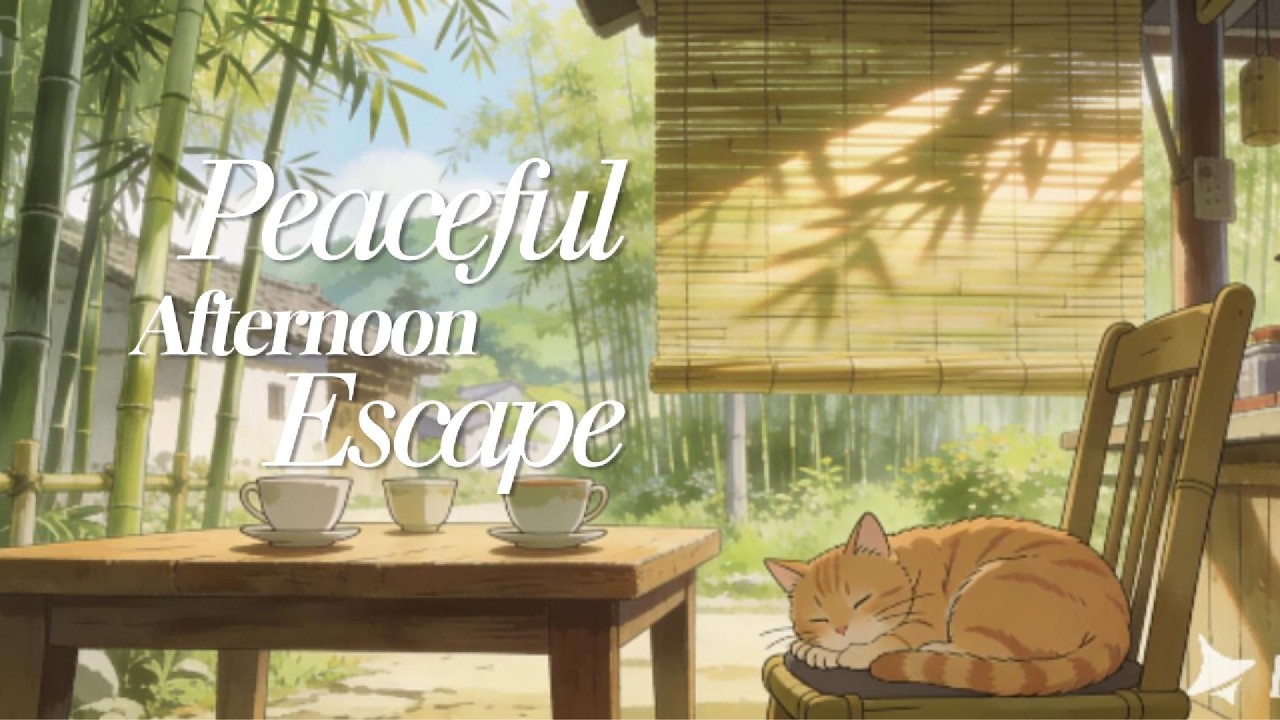 Countryside Peaceful Afternoon | Relaxing Guitar & Flute in Peaceful Countryside