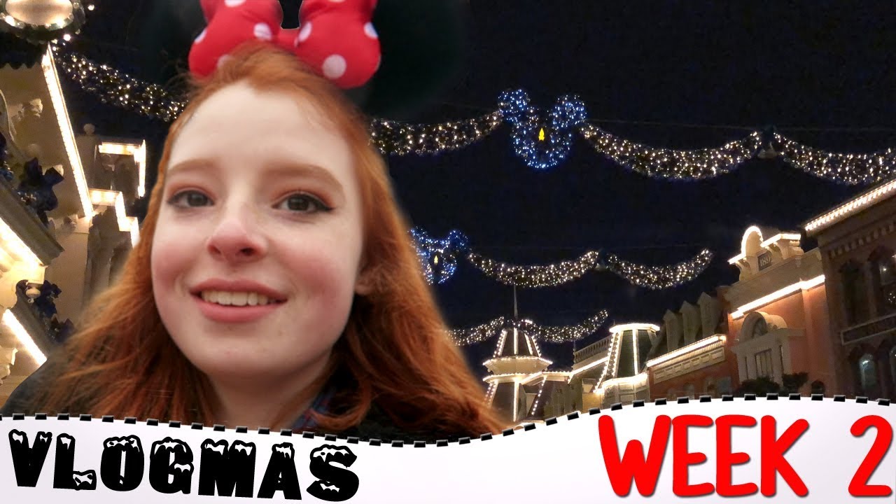 Vlogmas Week 2 2017, Disneyland Paris, Going Up The Eiffel Tower  | NiliPOD