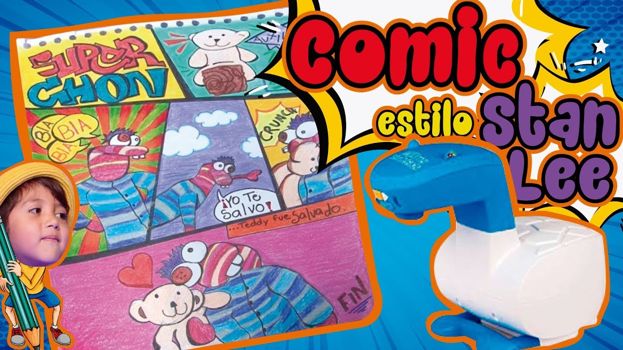 COMO HACER UN COMIC CON SMART SKETCHER AL ESTILO STAN LEE