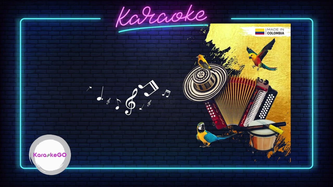 No Voy A Llorar, Los Diablitos, Video Letra  KARAOKE PISTA INSTRUMENTAL OFICIAL