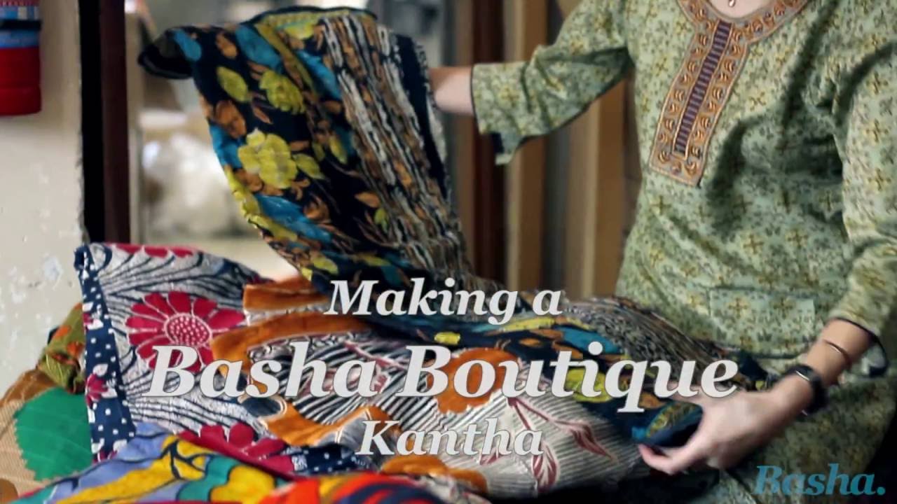 Behind the Scenes: Kantha Blankets at Basha Boutique
