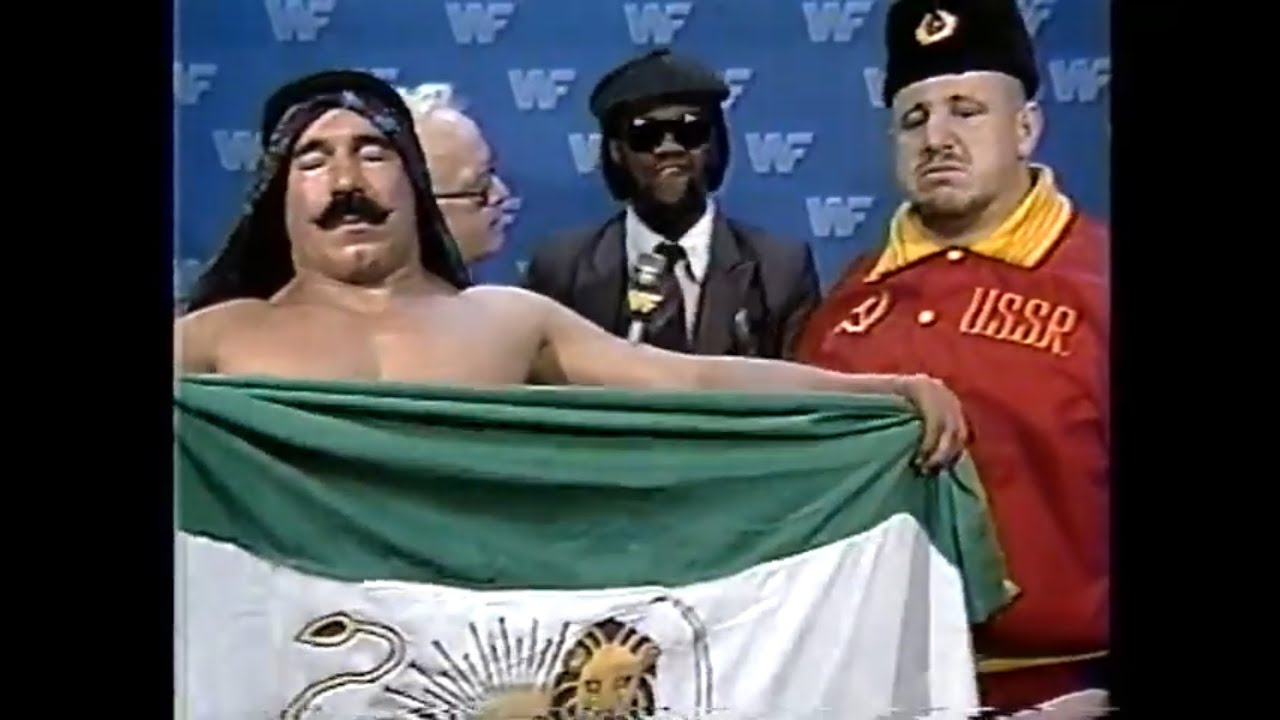 Рекламный ролик Iron Sheik, Nikolai Volkoff & Slick Maple Leaf Wrestling — вышел в эфир 20.12.1986.