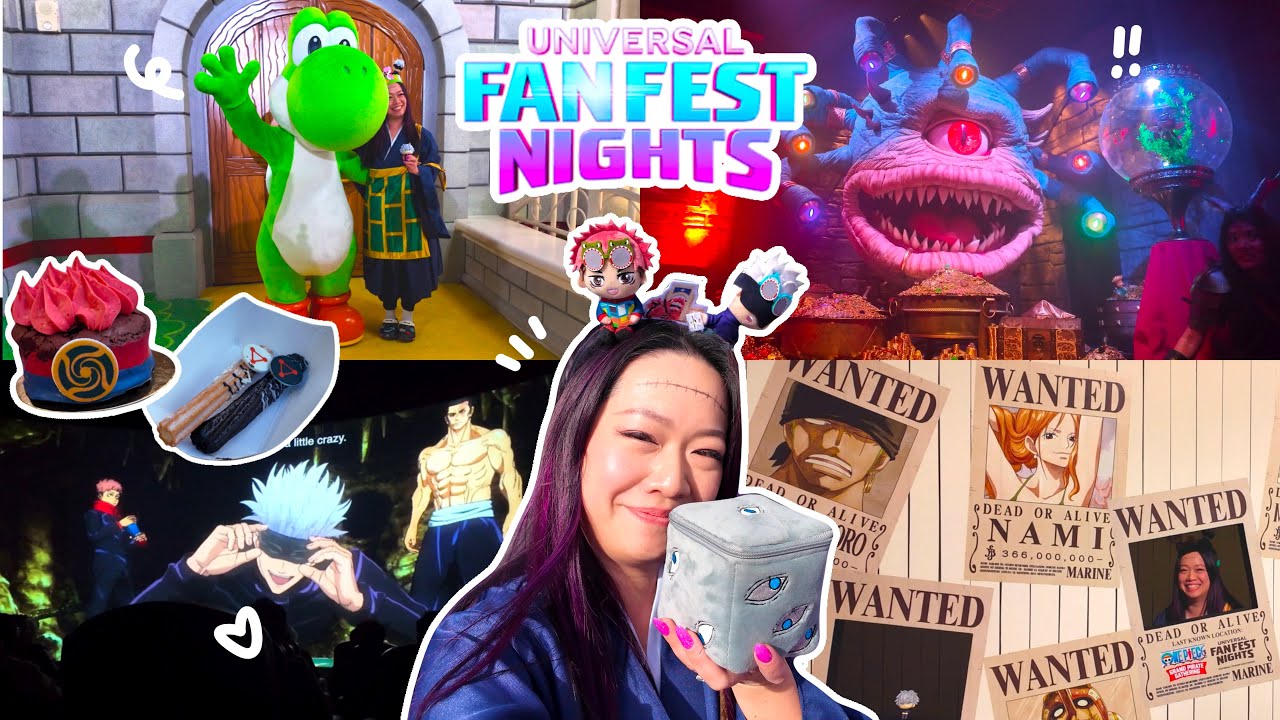 NEW FANDOM EVENT! ✨ Universal Fan Fest Nights 2025 💫 JJK, One Piece, Star Trek, D&D, Yoshi & MORE!