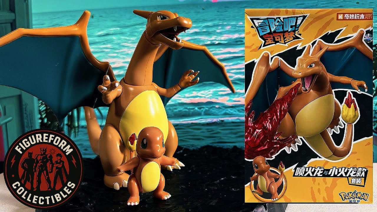 The Ultimate Fire Duo! 🔥 Charizard & Charmander Keepley Model Kit Unboxing & Build