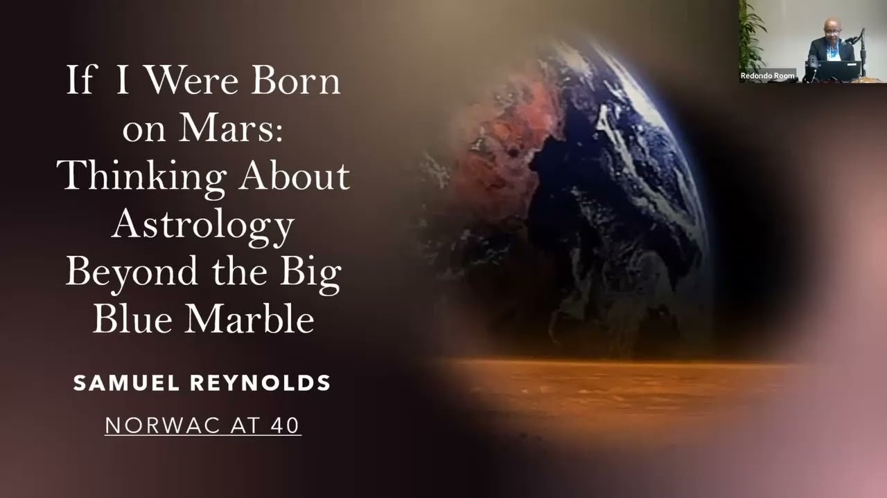 If I were Born On Mars -- NORWAC 2024 Keynote Address