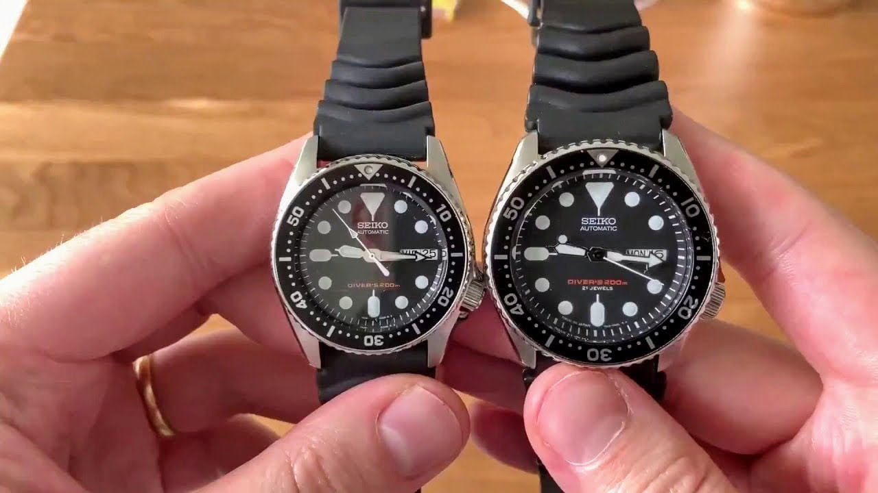 Comparison - Seiko SKX013 vs Seiko SKX007