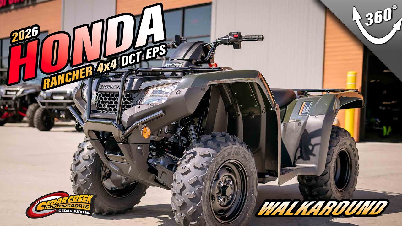 Walkaround | 2026 Honda&reg; FourTrax Rancher 4x4 Automatic DCT EPS