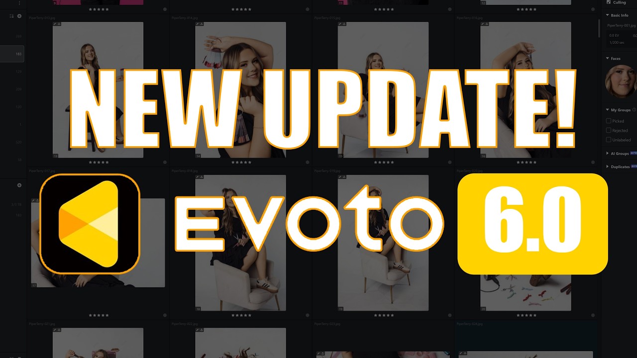 Evoto 6.0 Review &mdash; Game-Changing AI Photo Editing Update! (AI Culling, Cloud Spaces & More)