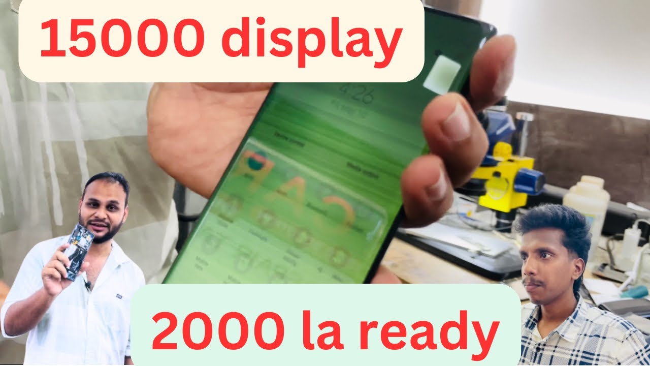 GREEN DISPLAY LA OPERATION 💯SAVED 13000rs|REPAIR TAMIZHA|.#mobilerepairing #greenscreen fix