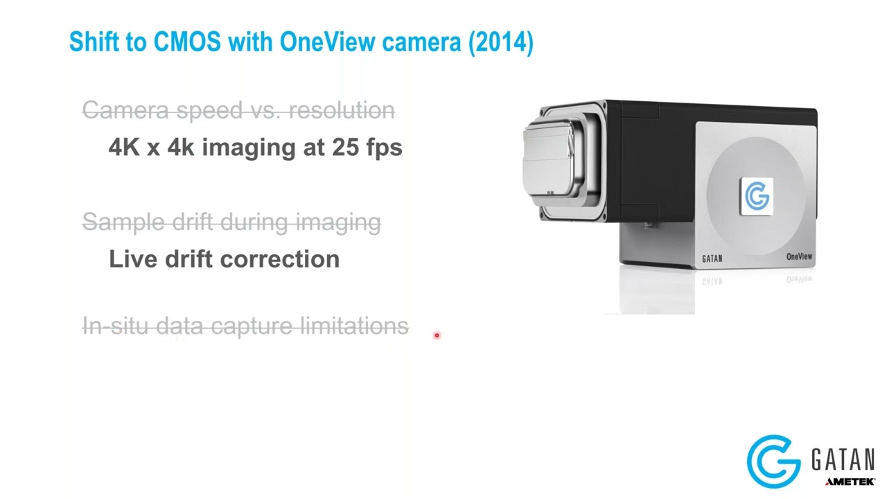 Webinar: Advances in scintillator camera technology for modern transmission electron microscopy