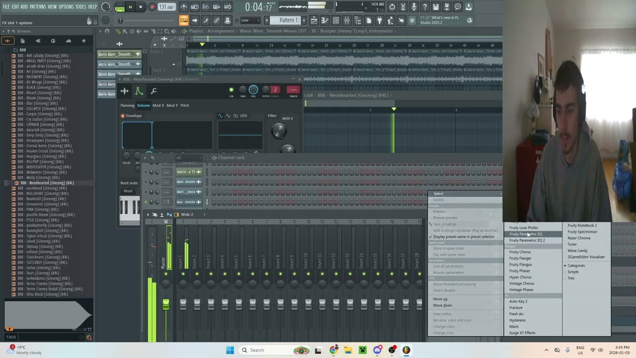 r word samples wario into beat in fl studio