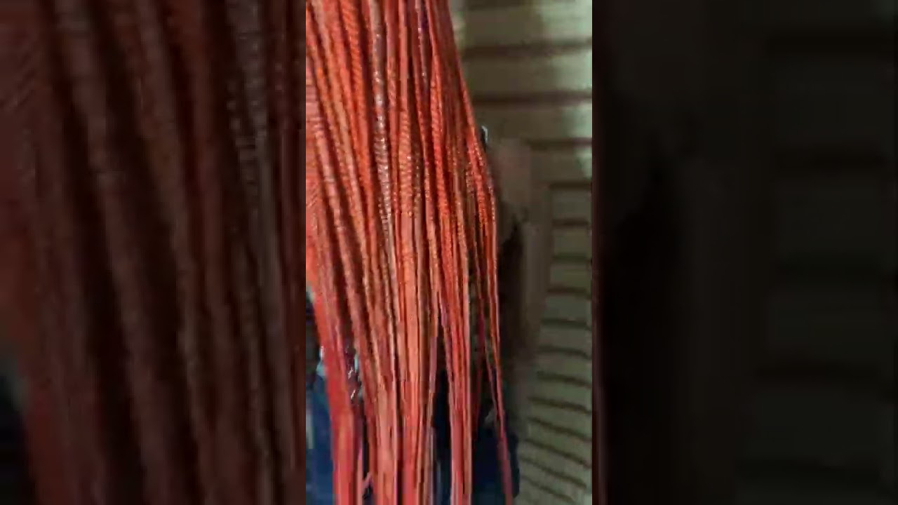 Neon pink box braids by Beautiful Felicia 1 (1/2)