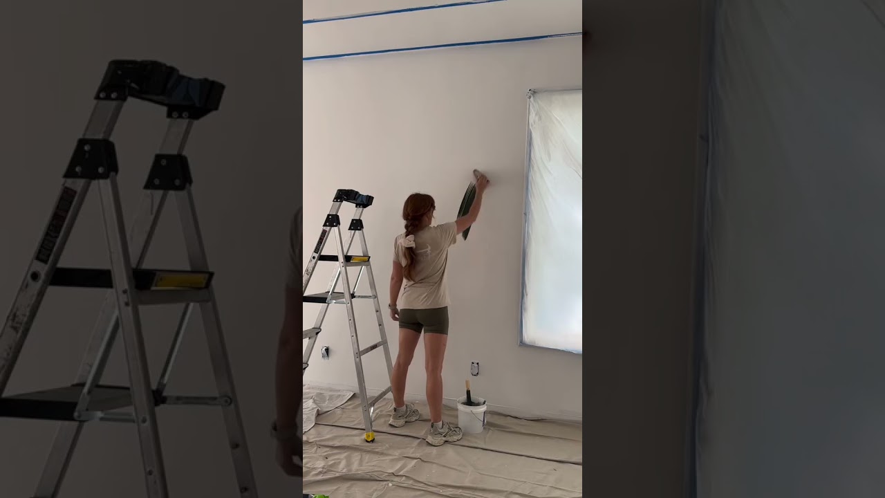 Millennial green limewash