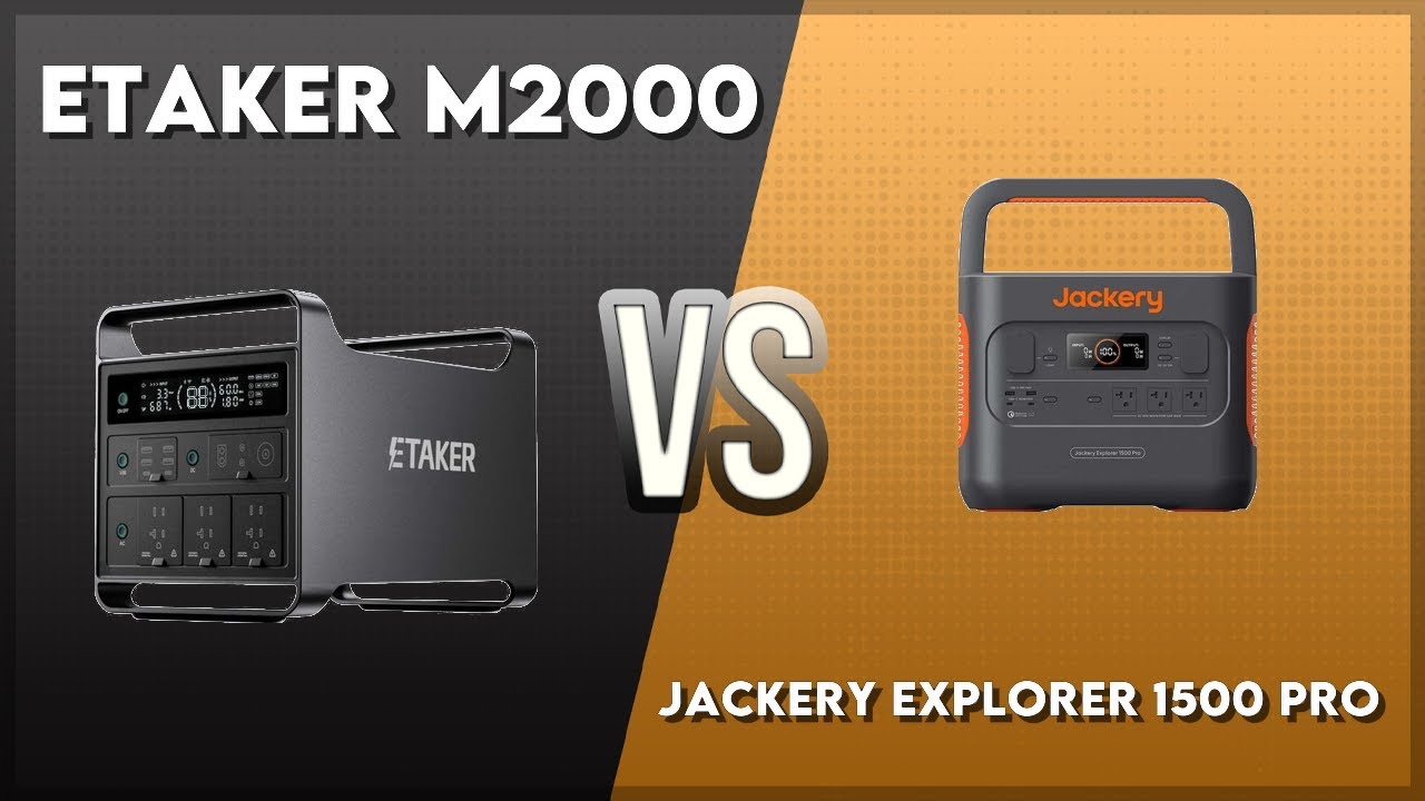 ETaker M2000 vs Jackery Explorer 1500 Pro Technical Comparison