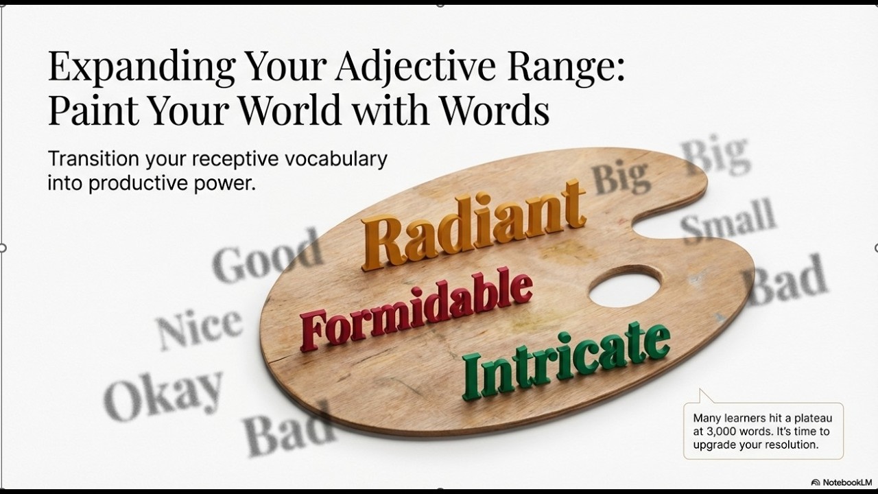 Stop Using Boring Words! 100+ Adjectives to Sound Smarter 🎨📖