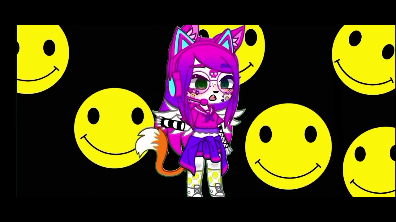 Happy face gacha clip 