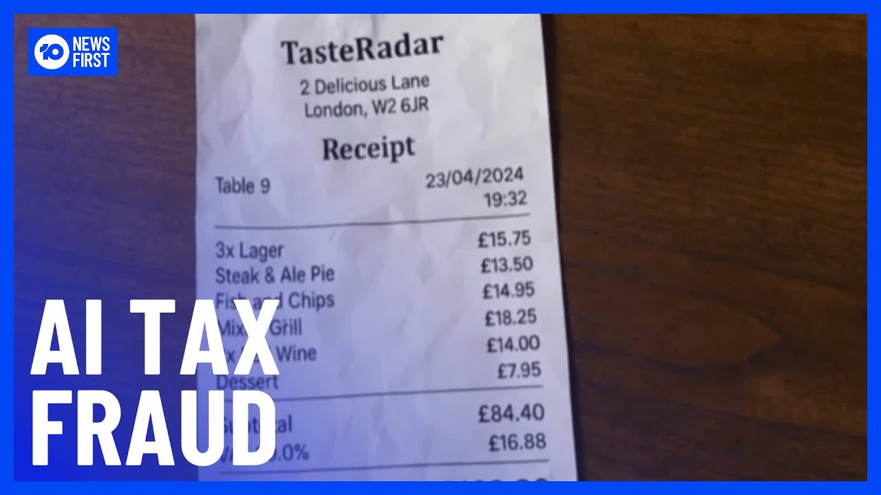 Artificial Intelligence Being Used To Generate Fake Receipts For Tax Fraud | 10 News First
