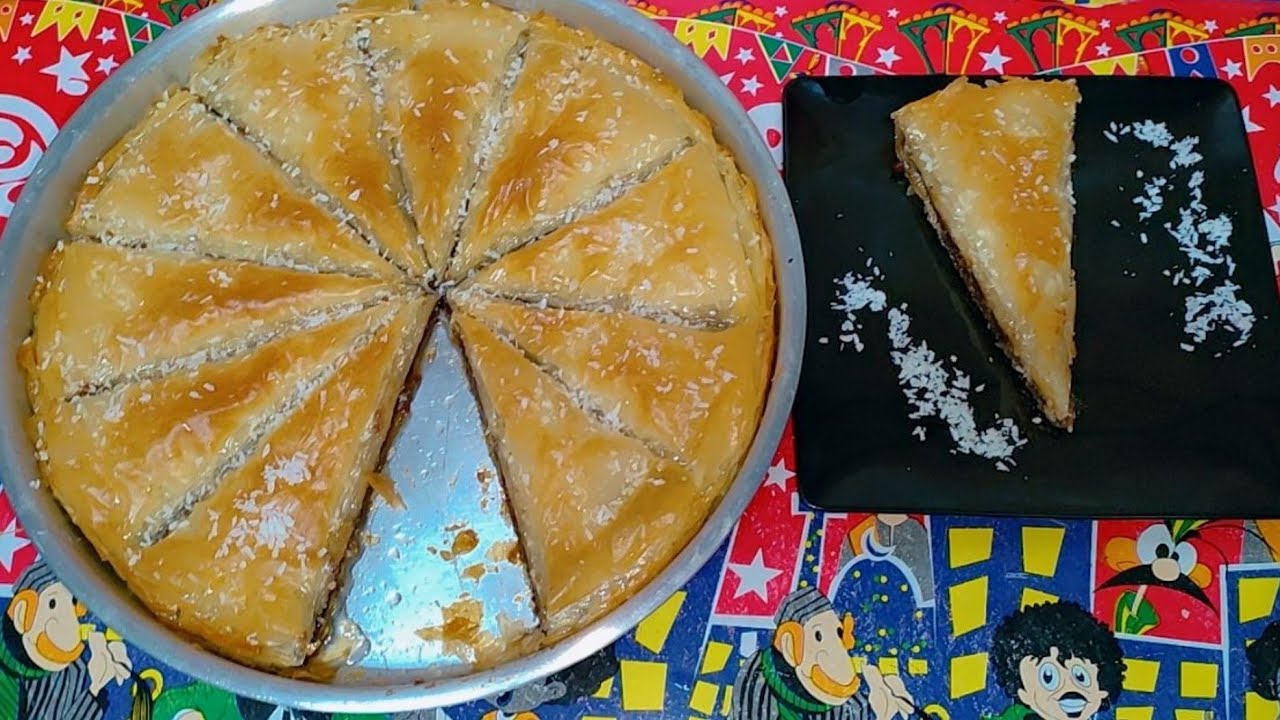 صنيه جلاش بالعجوه والمكسرات تحفه