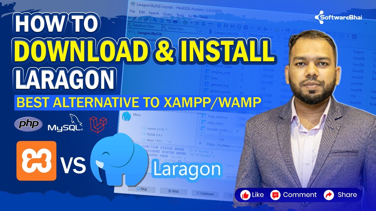 How to Download & Install Laragon on Windows (2025) | PHP, MySQL & Laravel Local Server Setup