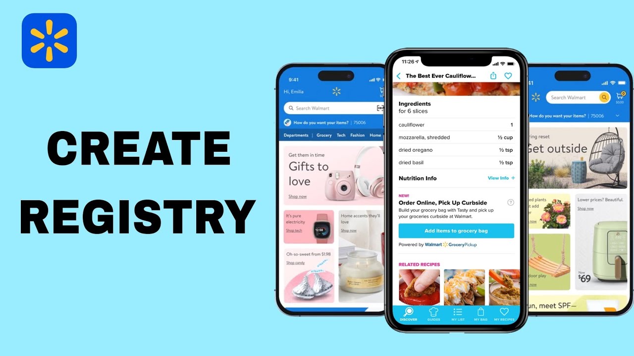 How To Create Registry On Walmart App | Step By Step