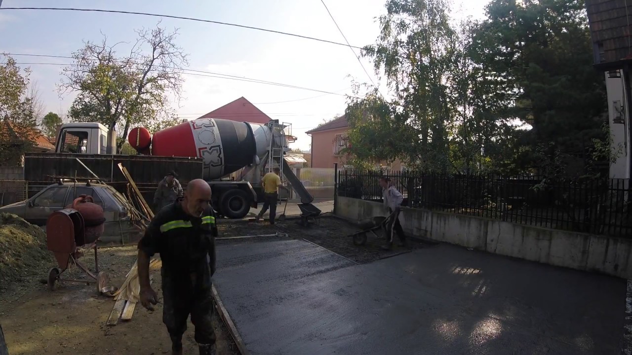 Betoniranje kolskog prilaza