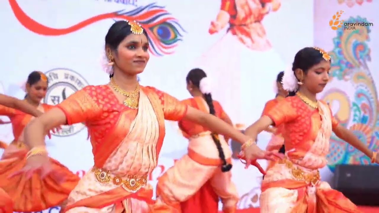 Aravindam Girls Shine at Shabdotsav 2026. India Gate. New Delhi.
