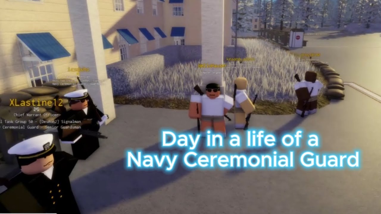 Day in a life of a Navy Ceremonial Guard [USM 1940s]