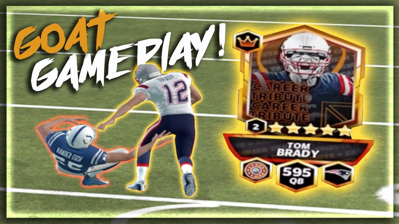 595 OVR CAREER TRIBUTE ICONIC ELITE GOAT TOM BRADY GAMEPLAY!! MADDEN MOBILE 22 ICONIC GOAT GAMEPLAY!