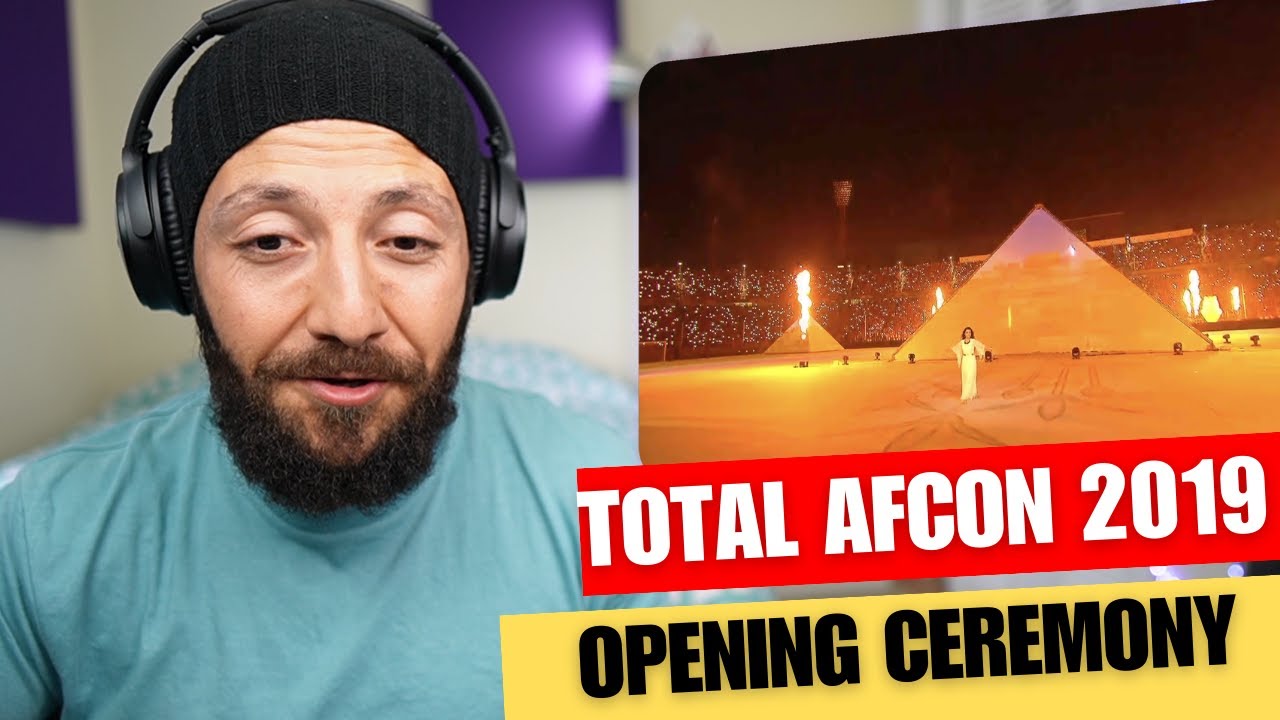 🇨🇦 CANADA REACTS TO Total AFCON 2019 Opening Ceremony LIVE reaction