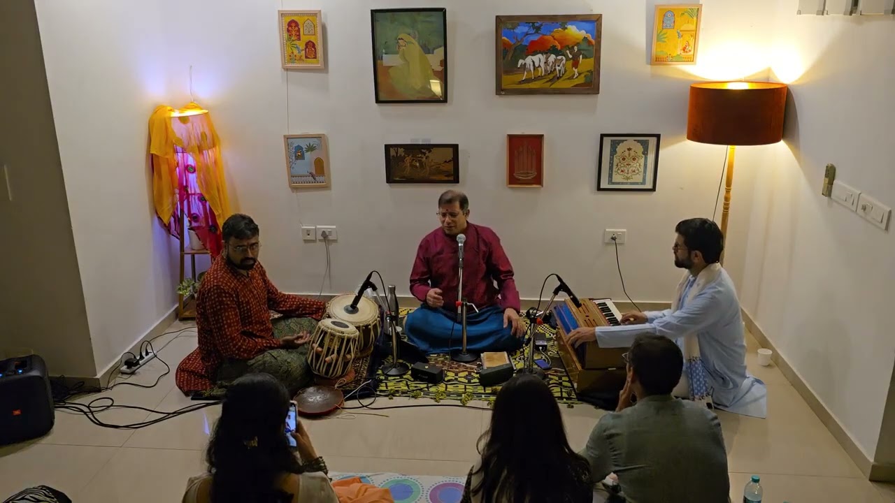 Raag Jhinjhoti - Pt Ravindra Parchure | 6th Dec | Ayat concert | Bangalore - PART1