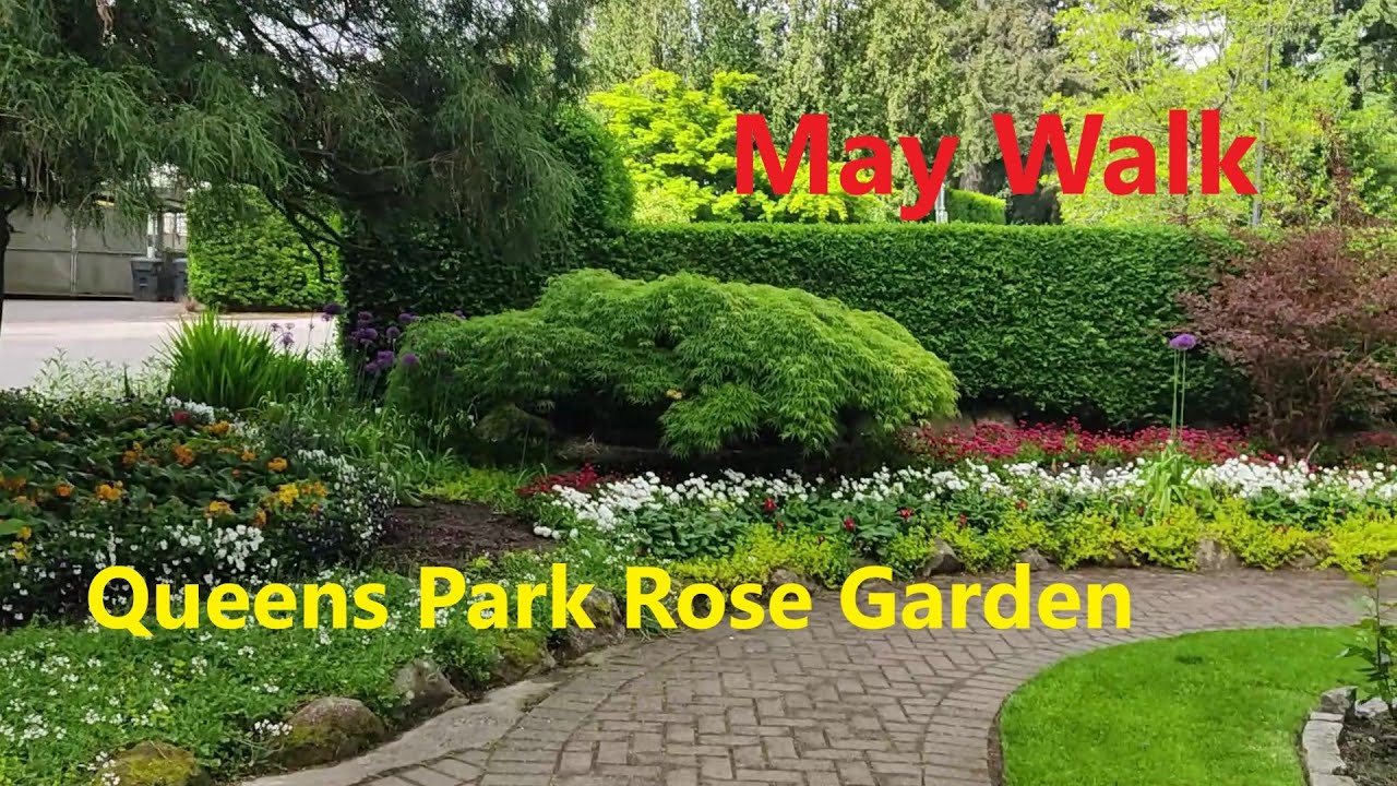May Walk, Queens Park Rose Garden, New Westminster, BC Canada