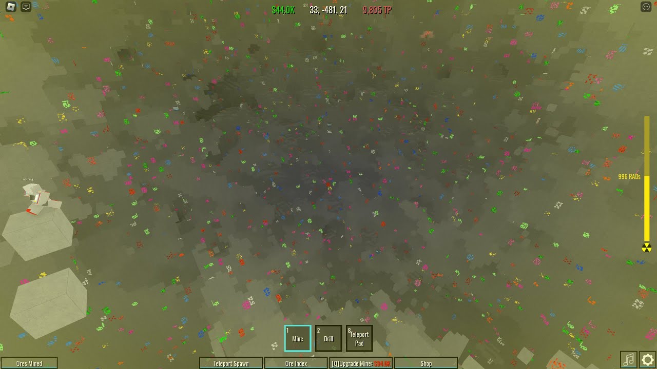 Largest whole mined EVER in Mining Tech - Roblox