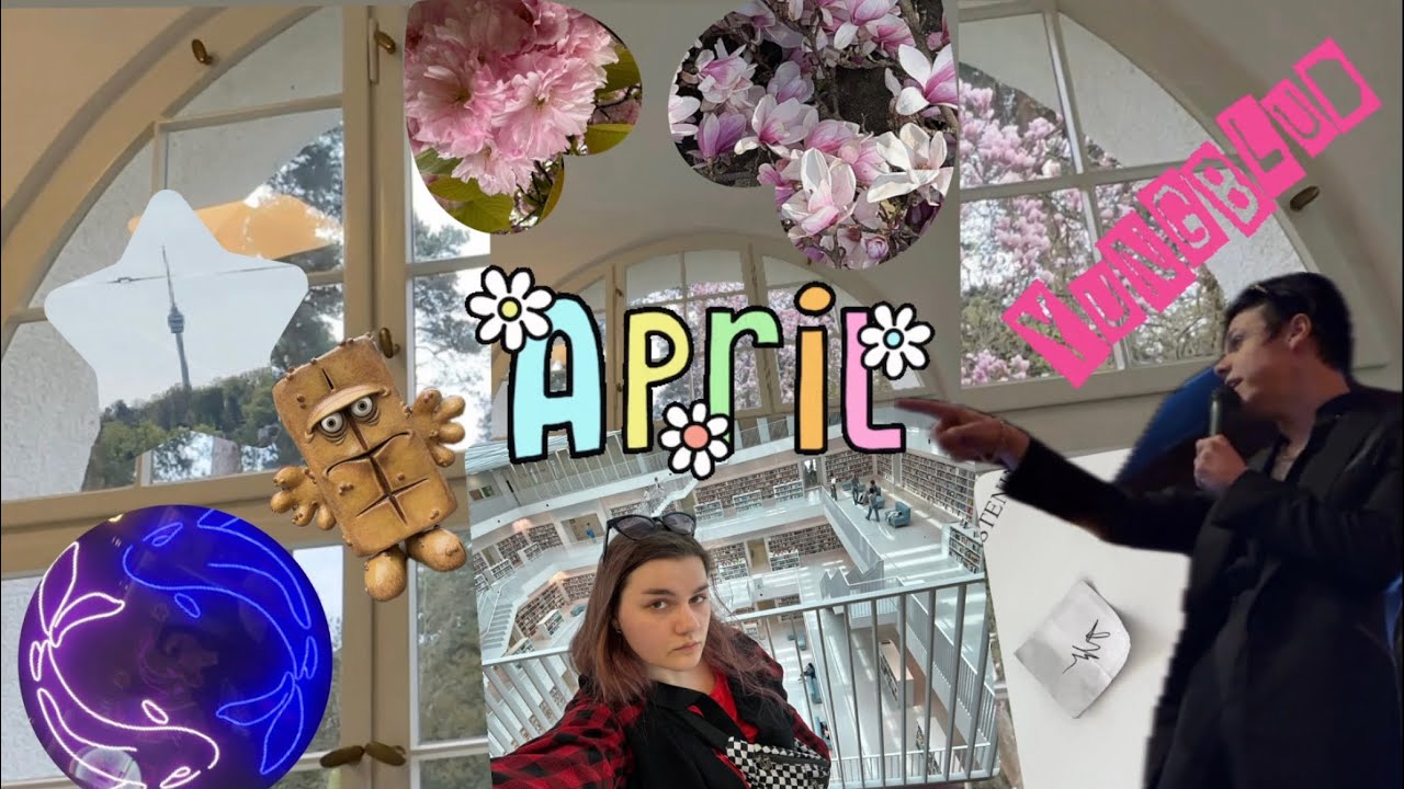 Встреча YUNGBLUD в Берлине, мультяшный Эрфурт, тихий Штутгарт - Monthdiary 2025 April