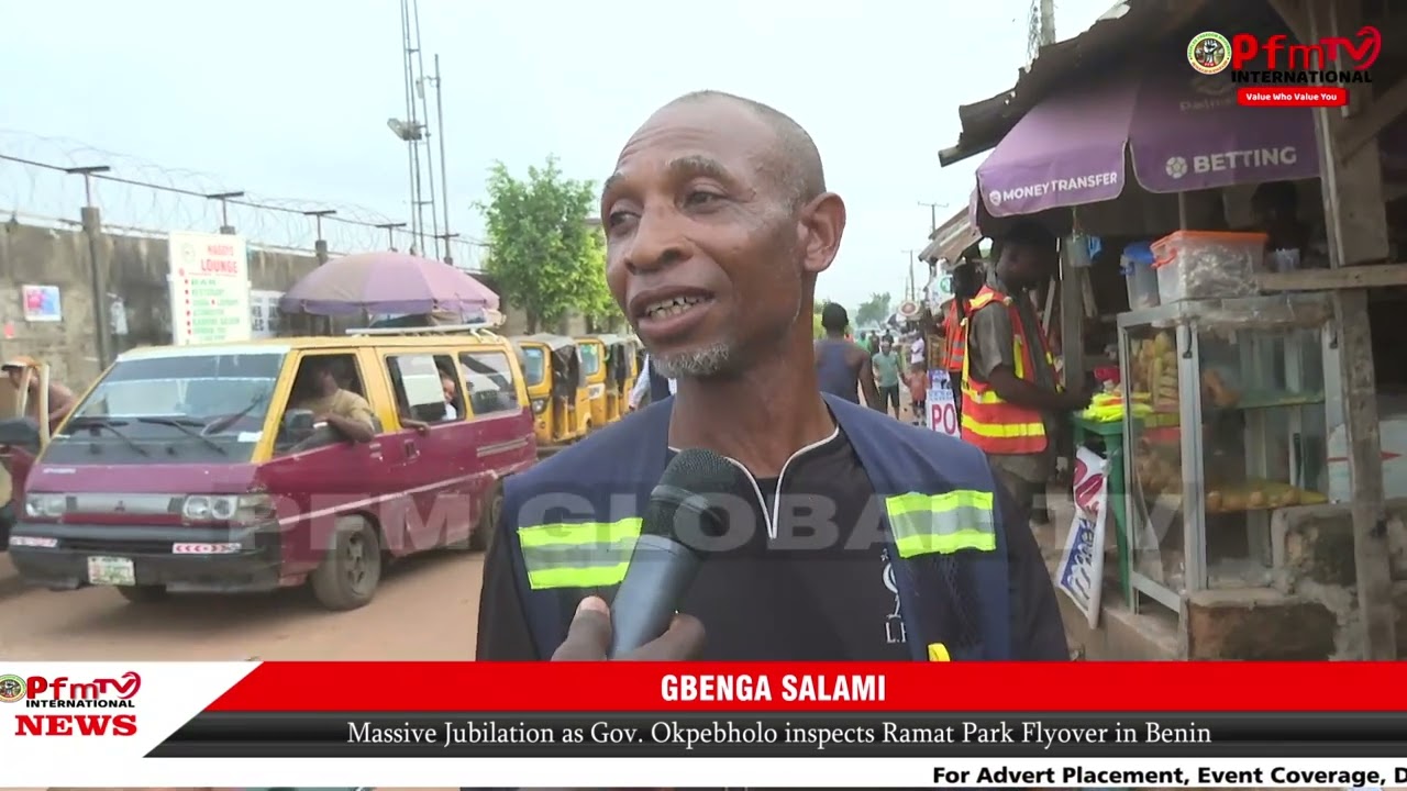 Massive jubilation as Governor Okpebholo inspects Ramat Park Flyover @90% completion