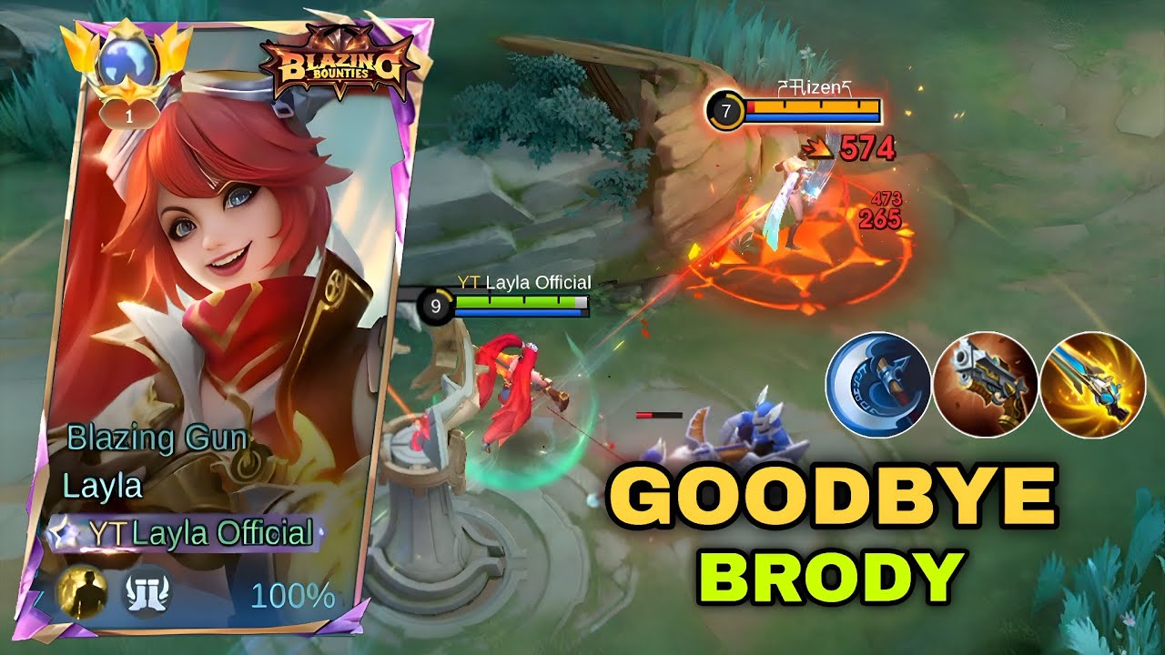 GOODBYE BRODY NO LATE GAME🔥!! LAYLA ONE SHOT BUILD AND EMBLEM IS FINALLY HERE!! - MLBB