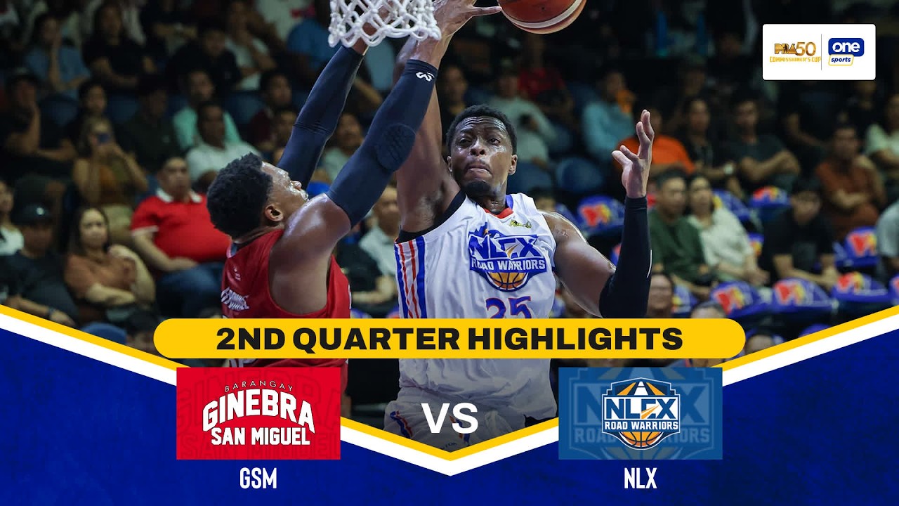 BRGY. GINEBRA vs NLEX | 2ND QUARTER HIGHLIGHTS | PBA SEASON 50 COMMISSIONER&rsquo;S CUP