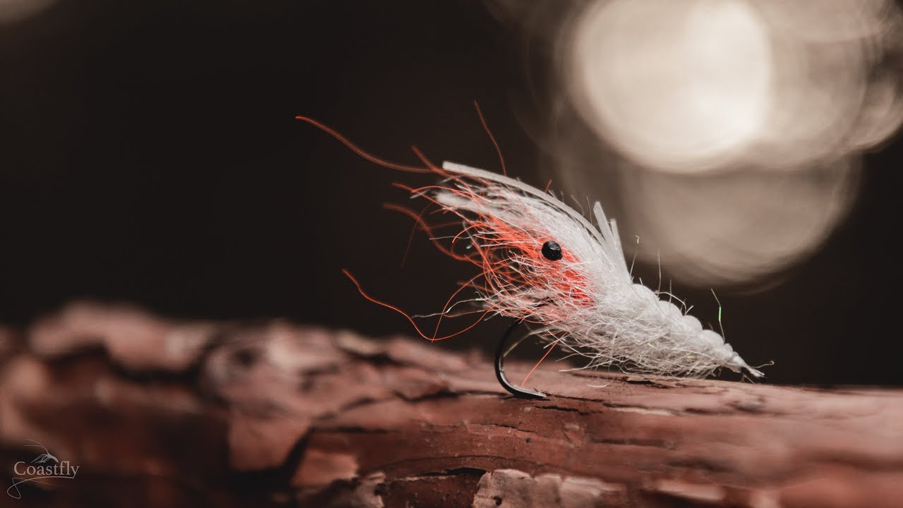 FLY TYING - white ´n´orange SHRIMP - TUTORIAL