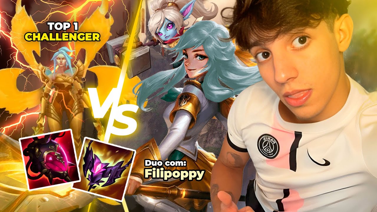 CAÍ CONTRA O TOP 1 CHALLENGER NA SOLOQ!! DUO FILIPOPPY