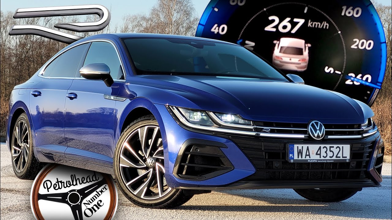 2022 VW Arteon R (320 KM) | V-MAX, 0-100, 100-200 km/h, Test, Om&oacute;wienie, AUTOBAHN | 4K